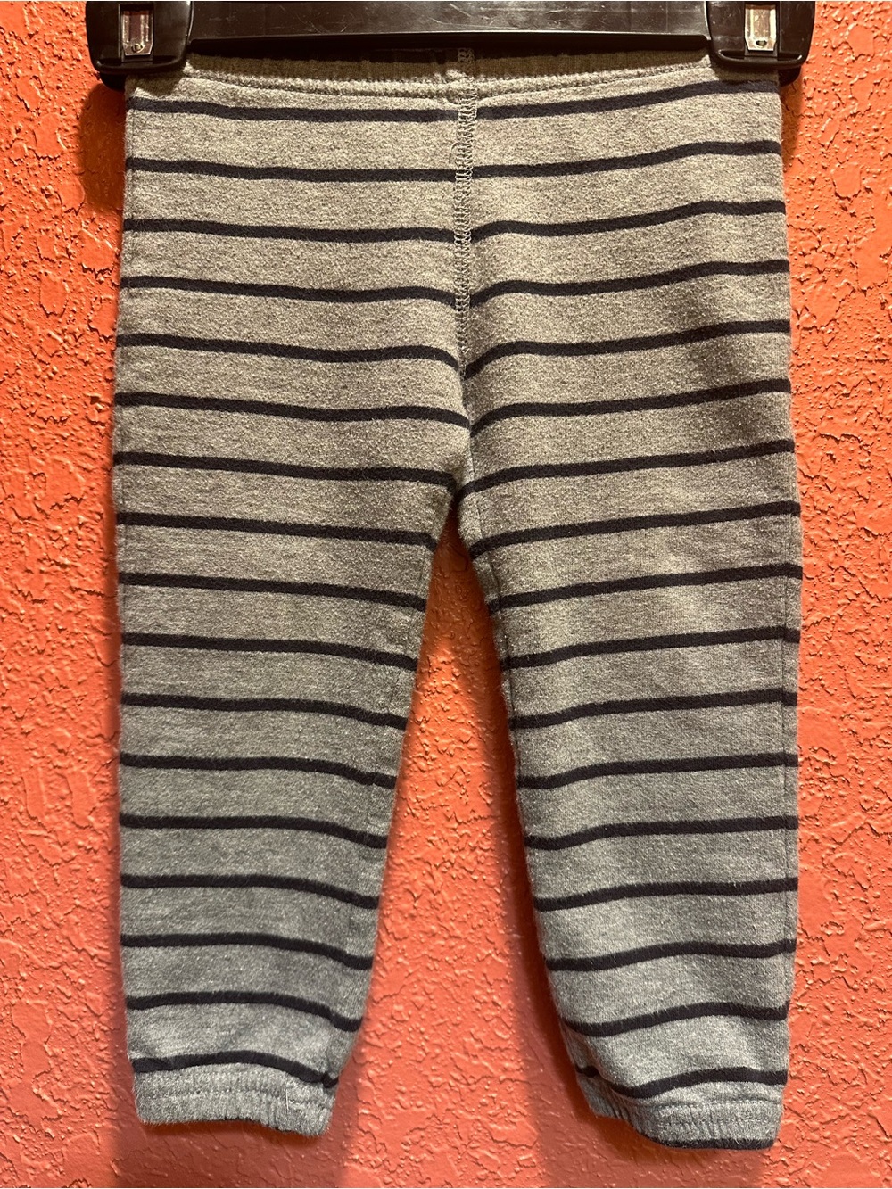 Carter's Gray and Black Striped Toddler Leggings